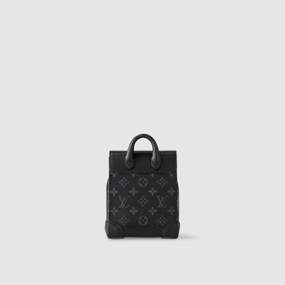 Túi Louis Vuitton Nano Steamer Nam Đen